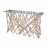 Teak Root Console Table - Glass Top - Elk Lighting 162-027