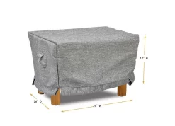 Ottoman 29x26" Cover - Shield Platinum - Comfort Care COV-POO