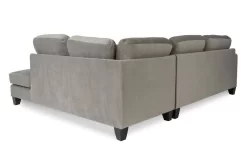 Porter Designs Malibu Soft Microfiber Sectional, Gray - Porter Designs 01-33C-13-608-KIT -Home Haven Deals 378 01 33c 13 608 kit 5