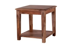 Porter Designs Sonora Solid Sheesham Wood End Table, Brown - Porter Designs 05-116-07-7742