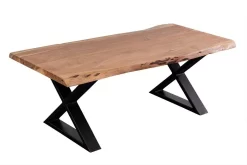 Porter Designs Manzanita Live Edge Solid Acacia Wood Coffee Table, Natural - Porter Designs 05-196-02-4610X-KIT