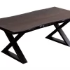 Porter Designs Manzanita Live Edge Solid Acacia Wood Coffee Table, Gray - Porter Designs 05-196-02-4630X-KIT