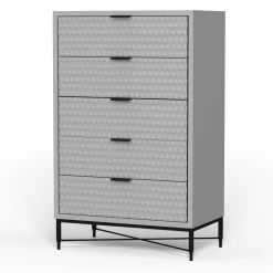 Milo Chest (Light Slate Grey) - Origins By Alpine 6300-05 -Home Haven Deals 380 6300 05 3