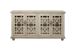 Martin Svensson Home Elegant 63" TV Stand In Antique Silver - Martin Svensson 91004 -Home Haven Deals 381 91004 9