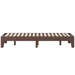 Evelyn Walnut Finish Wood King Platform Bed With Wooden Support Slats, No Box Spring Required [YKC-1090-K-WAL-GG] - Flash Furniture YKC-1090-K-WAL-GG -Home Haven Deals 39 ykc 1090 k wal gg 3