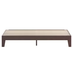 Evelyn Walnut Finish Wood King Platform Bed With Wooden Support Slats, No Box Spring Required [YKC-1090-K-WAL-GG] - Flash Furniture YKC-1090-K-WAL-GG -Home Haven Deals 39 ykc 1090 k wal gg 4