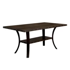 Caiti Transitional Open Storage Dining Table - Furniture Of America IDF-3323T