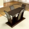 Aloise Contemporary Storage Rectangle Dining Table - Furniture Of America IDF-3710T