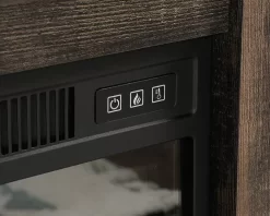 Media Fireplace (open Architect) Co In Carbon Oak - Sauder 427375 -Home Haven Deals 427375 4