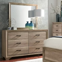 Dresser & Mirror - Liberty Furniture 439-BR-DM
