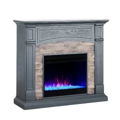 Seneca Color Changing Media Fireplace – Gray - SEI Furniture FC9364 -Home Haven Deals 48 fc9364 05