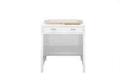 Addison 30" Countertop Unit (makeup Counter) - Glossy White - James Martin E444-CU30-GW