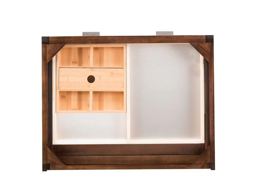 Addison 30" Free-standing Countertop Unit (makeup Counter) - Mid Century Acacia - James Martin E444-CU30-MCA 2 Addison 30" Free-standing Countertop Unit (makeup Counter) - Mid Century Acacia - James Martin E444-CU30-MCA - Image 2