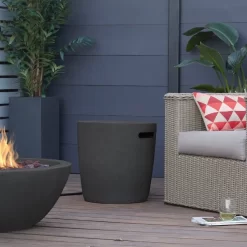 Riverside 20 Lb. Propane Tank Cover In Shale By Real Flame - Real Flame 564-SHL