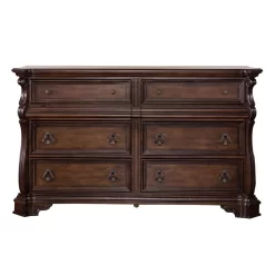 European Traditional 8 Drawer Double Dresser In Brownstone Finish - Liberty Furniture 575-BR31 -Home Haven Deals 575 br31 2