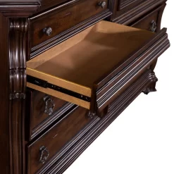 European Traditional 8 Drawer Double Dresser In Brownstone Finish - Liberty Furniture 575-BR31 -Home Haven Deals 575 br31 8