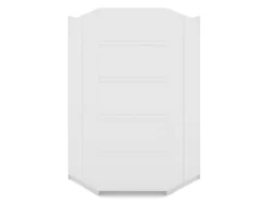 Mulberry Modern Open Corner Closet With 2 Hanging Rods In White - Manhattan Comfort 108GMC1 -Home Haven Deals 65 108gmc1 e