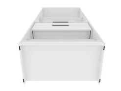 Mulberry Open 2 Sectional Modern Wardrobe Closet With 4 Drawers - Set Of 2 In White - Manhattan Comfort 112GMC1 -Home Haven Deals 65 112gmc1 h