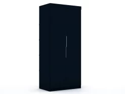 Mulberry 2.0 Sectional Modern Armoire Wardrobe Closet With 2 Drawers In Tatiana Midnight Blue - Manhattan Comfort 116GMC4