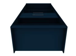 Mulberry 2.0 Sectional Modern Armoire Wardrobe Closet With 2 Drawers In Tatiana Midnight Blue - Manhattan Comfort 116GMC4 -Home Haven Deals 65 116gmc4 k