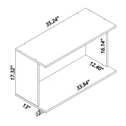 Rockefeller 4-Piece TV Stand Living Room Set With Floating Décor Shelf, Dresser And Bookcase In White - Manhattan Comfort 65-152GMC1 -Home Haven Deals 65 152gmc1 4
