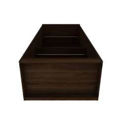 Mulberry 35.9 Open Double Hanging Modern Wardrobe Closet With 2 Hanging Rods In Brown - Manhattan Comfort 161GMC5 19 Mulberry 35.9 Open Double Hanging Modern Wardrobe Closet With 2 Hanging Rods In Brown - Manhattan Comfort 161GMC5 -Home Haven Deals 65 161gmc5 10