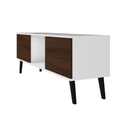 Doyers 53.15 Mid Century Modern TV Stand In White And Nut Brown - Manhattan Comfort 174AMC188 14 Doyers 53.15 Mid Century Modern TV Stand In White And Nut Brown - Manhattan Comfort 174AMC188 -Home Haven Deals 65 174amc188 e