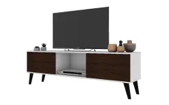Doyers 53.15 Mid Century Modern TV Stand In White And Nut Brown - Manhattan Comfort 174AMC188 19 Doyers 53.15 Mid Century Modern TV Stand In White And Nut Brown - Manhattan Comfort 174AMC188 -Home Haven Deals 65 174amc188 j
