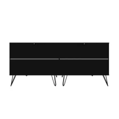 Rockefeller 5-Drawer And 6-Drawer Black Dresser Set - Manhattan Comfort 176GMC2 -Home Haven Deals 65 176gmc2 8