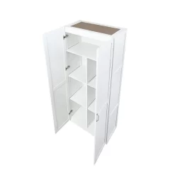 Hopkins Modern Freestanding Storage Closet With 7 Shelves In White - Manhattan Comfort 2GLF-WH -Home Haven Deals 65 2glf wh 5
