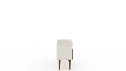 Tribeca 35.43 Mid Century Modern TV Stand With Solid Wood Legs In Off White And Terra Orange Pink - Manhattan Comfort 5PMC85 15 Tribeca 35.43 Mid Century Modern TV Stand With Solid Wood Legs In Off White And Terra Orange Pink - Manhattan Comfort 5PMC85 -Home Haven Deals 65 5pmc85 f