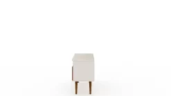 Tribeca 35.43 Mid Century Modern TV Stand With Solid Wood Legs In Off White And Terra Orange Pink - Manhattan Comfort 5PMC85 16 Tribeca 35.43 Mid Century Modern TV Stand With Solid Wood Legs In Off White And Terra Orange Pink - Manhattan Comfort 5PMC85 -Home Haven Deals 65 5pmc85 g