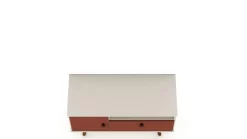 Tribeca 35.43 Mid Century Modern TV Stand With Solid Wood Legs In Off White And Terra Orange Pink - Manhattan Comfort 5PMC85 17 Tribeca 35.43 Mid Century Modern TV Stand With Solid Wood Legs In Off White And Terra Orange Pink - Manhattan Comfort 5PMC85 -Home Haven Deals 65 5pmc85 h