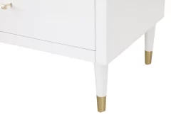 Stanton Modern Dresser With 6 Full Extension Drawers And Solid Wood Legs In White - Manhattan Comfort DR-CHKD0602-WH -Home Haven Deals 65 dr chkd0602 wh 6