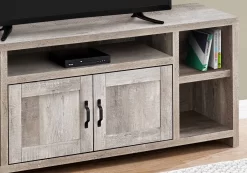 Tv Stand / 60 Inch / Console / Media Entertainment Center / Storage Cabinet / Living Room / Bedroom / Laminate / Beige / Transitional - Monarch Specialties I 2742 -Home Haven Deals 69 i 2742 3
