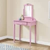 Vanity / Desk / Makeup Table / Organizer / Dressing Table / Bedroom / Wood / Laminate / Pink / Contemporary / Modern - Monarch Specialties I 3328