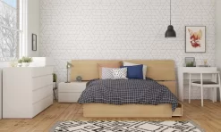 Vanity With Mirror / Writing Desk In White - Nexera 221603 -Home Haven Deals 71 221603 5