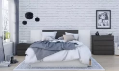 Queen Size Panel Headboard In Ebony - Nexera 365930 -Home Haven Deals 71 365930 6