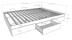 Tandem 3 Piece Queen Size Bedroom Set In Bark Grey And White - Nexera 402455 -Home Haven Deals 71 402455 5 scaled