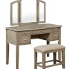 Kara Vanity & Stool - Powell D1125V17