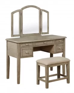 Kara Vanity & Stool - Powell D1125V17