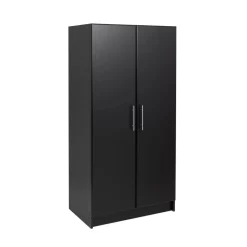 Prepac Elite Wardrobe With Storage, Black - Prepac BESW-3264-K -Home Haven Deals 79 besw 3264 k 5