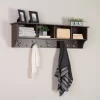 60 Inch Wide Hanging Entryway Shelf, Espresso - Prepac Manufacturing EEC-6016