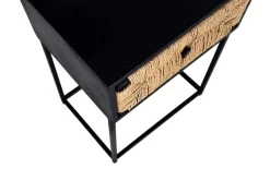 Layover Transitional Nightstand/Side Table In Black/Jute - Progressive Furniture A236-69 -Home Haven Deals 80 a236 69 4