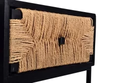 Layover Transitional Nightstand/Side Table In Black/Jute - Progressive Furniture A236-69 -Home Haven Deals 80 a236 69 5