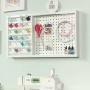 Craft Pro Series Wall Mounted Pegboard With Thread Storage In White - Sauder 423412