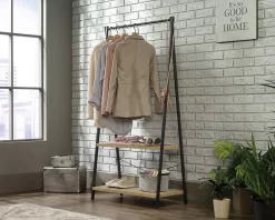 North Avenue Wardrobe Rack In Charter Oak - Sauder 425171 -Home Haven Deals 85 425171 10