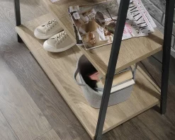 North Avenue Wardrobe Rack In Charter Oak - Sauder 425171 -Home Haven Deals 85 425171 2