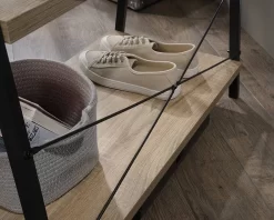 North Avenue Wardrobe Rack In Charter Oak - Sauder 425171 -Home Haven Deals 85 425171 7