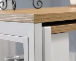 Wood And Metal Kitchen Island With Storage - Sauder 428253 -Home Haven Deals 85 428253 4